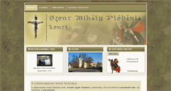 Desktop Screenshot of lentiplebania.hu